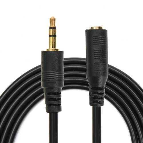 5 Pack 10 FT 3.5mm Stereo Male to Female Audio Extension Cables for Headphones - Perfect for Home Theater, Gaming Headsets, and Music Listening