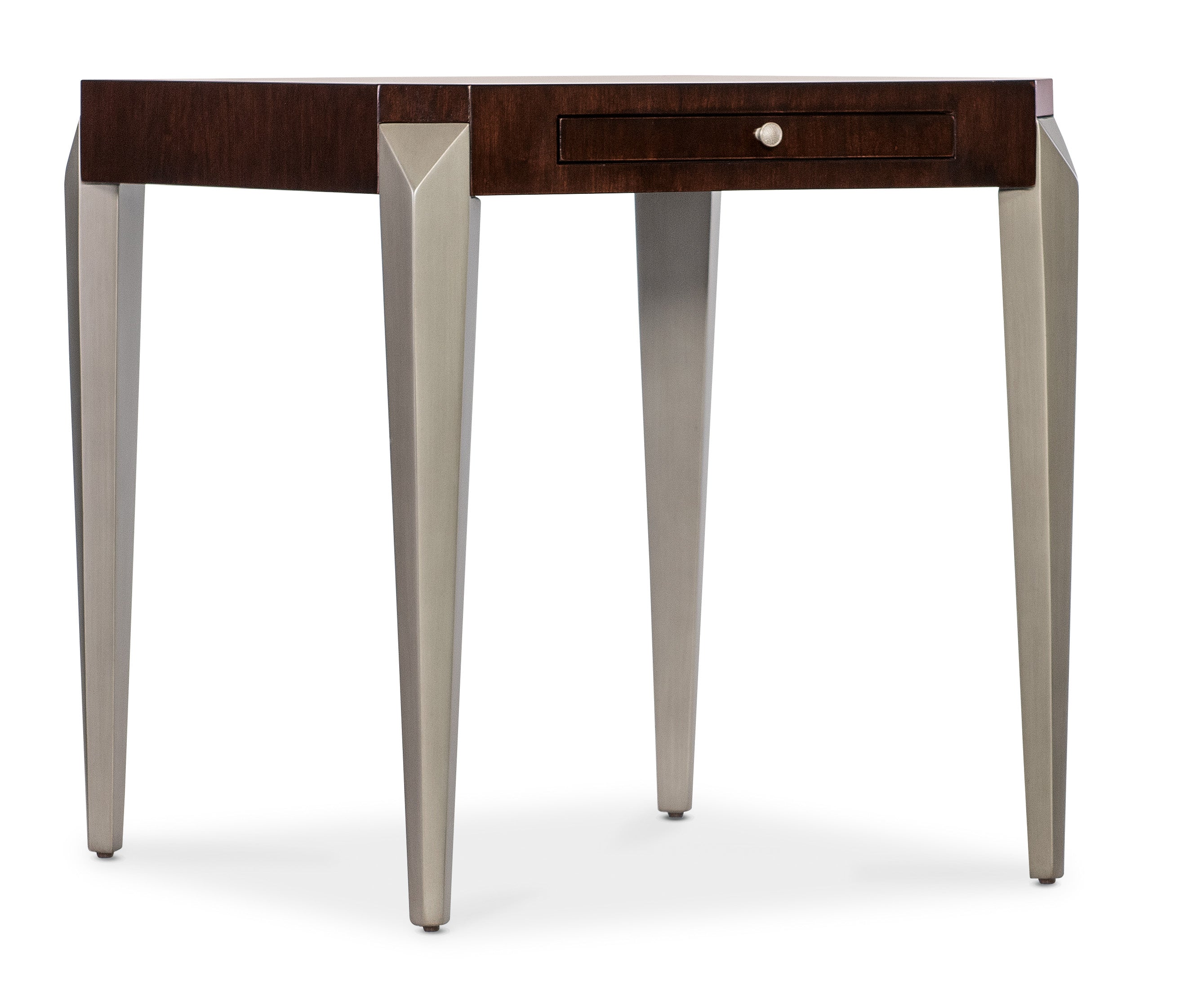 Bella Donna Modern Square End Table - Stylish Living Room Side Table for Sofa, Bedroom & Office - Perfect for Coffee, Books & Decor