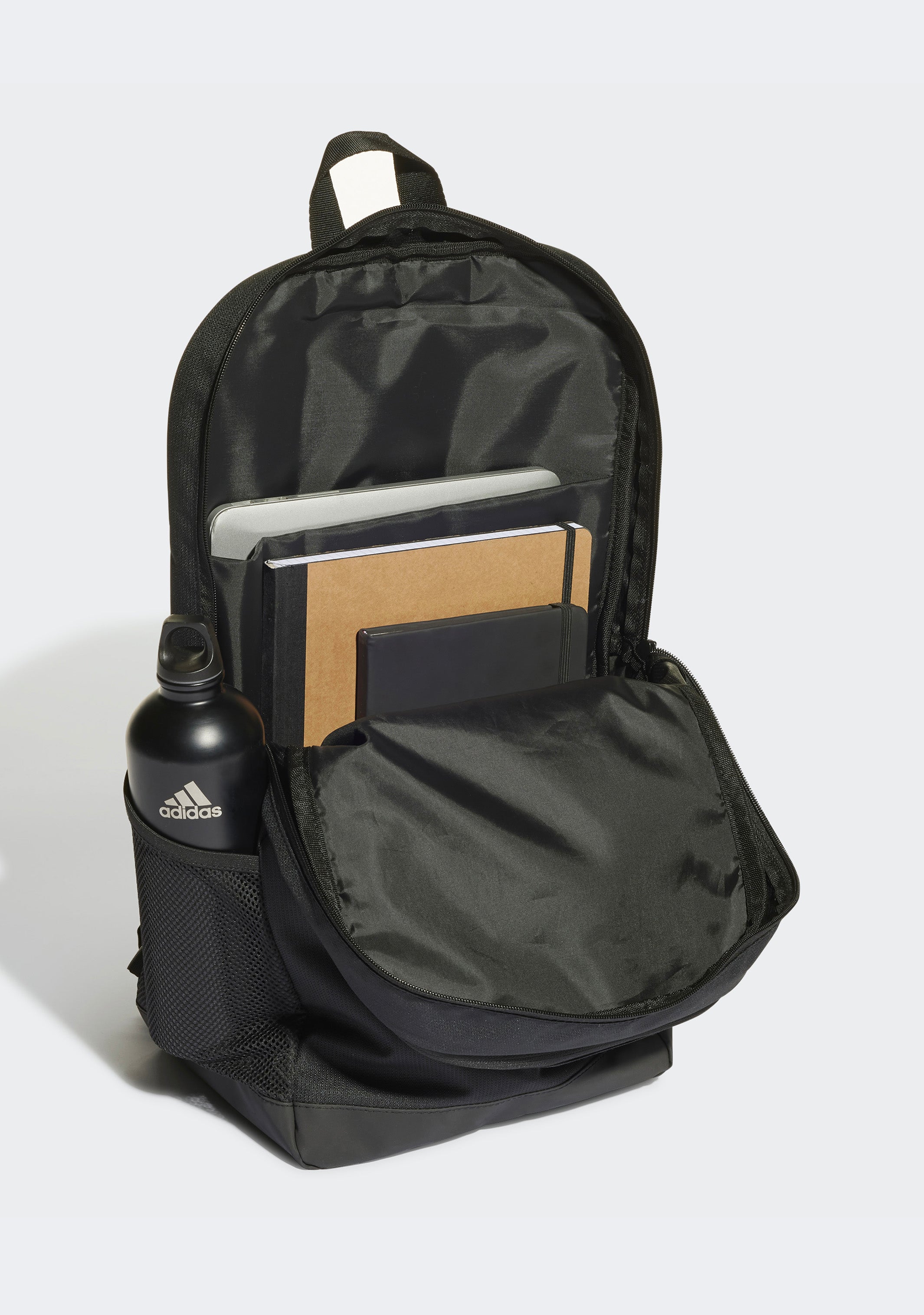 Adidas Unisex Motion Linear Backpack 18.5L - Lightweight Durable School & Travel Backpack for Men & Women | Perfect for College, Gym, Hiking & Everyday Use