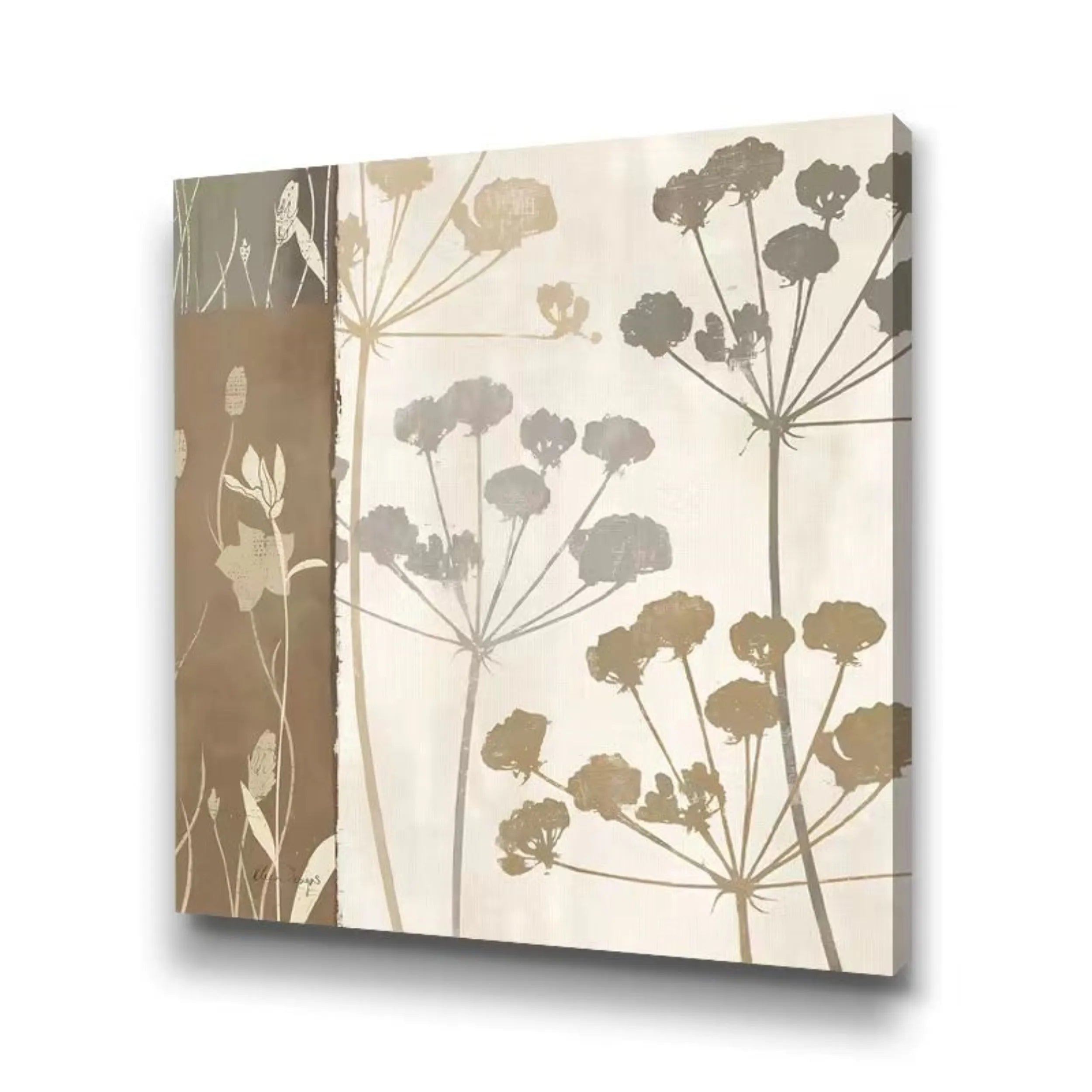 Flower and Tree Painting #FT 067 - Handmade Canvas Wall Art for Home & Office Decor - Perfect for Living Room, Bedroom, or Gift