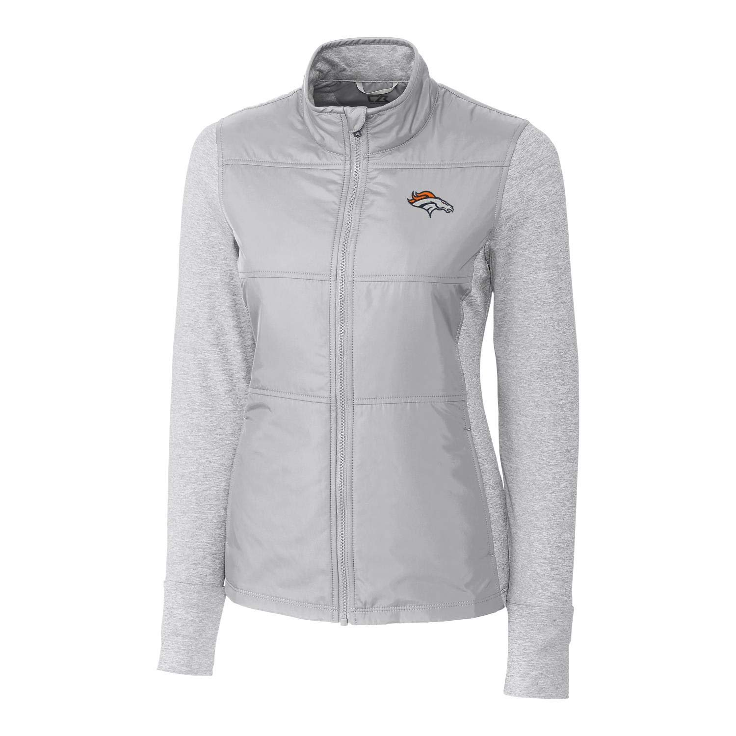 Cutter & Buck Women's NFL Stealth Full-Zip Jacket - Lightweight Windbreaker for Football Fans - Perfect for Game Day, Tailgating & Outdoor Activities
