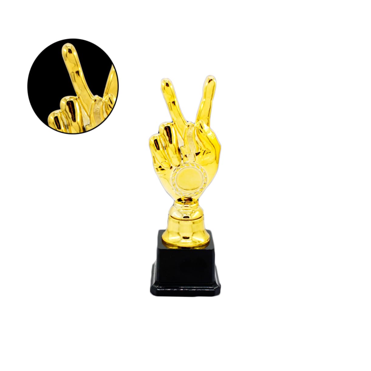 WOONEKY 3-Pack Gold Gym Trophy Cups - Reusable Sports Award Trophies for Competitions, School Events & Employee Recognition - Perfect for Champions, Winners & Achievement Celebrations