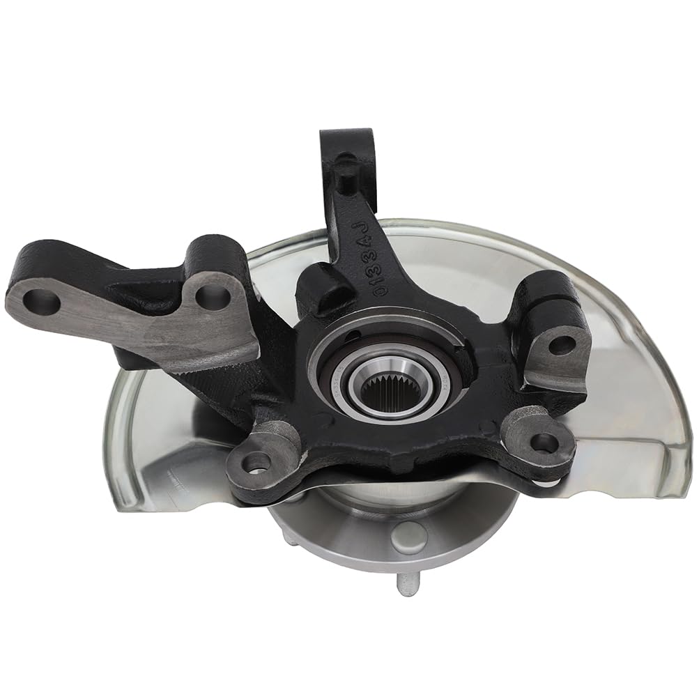 Dodge Caliber 2007-2012 Wheel Hub Bearing & Steering Knuckle Assembly - Front Left & Right Side (Part Numbers: 698-410, 698-411, 68088498AD, 68088499AD) - Perfect for Smooth Ride & Steering Repair, DIY Auto Maintenance