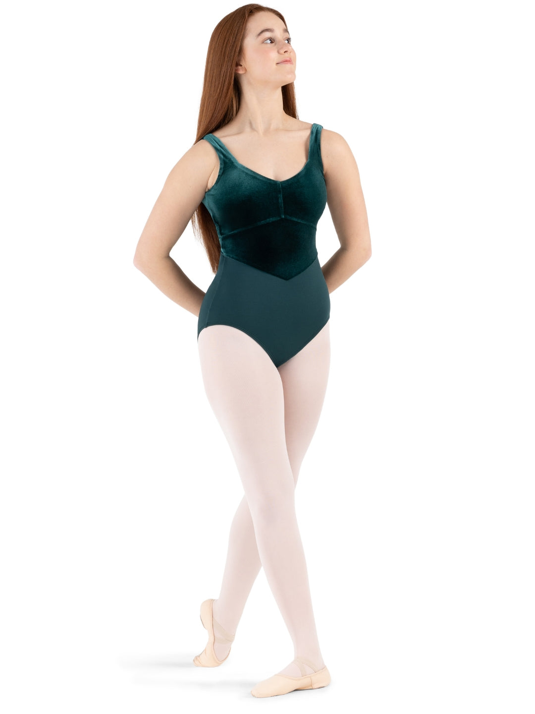 12231W Velvet Forest Aspen Leotard - Soft Stretchy Dance Leotard for Ballet, Gymnastics & Performance - Elegant & Comfortable for Kids & Adults