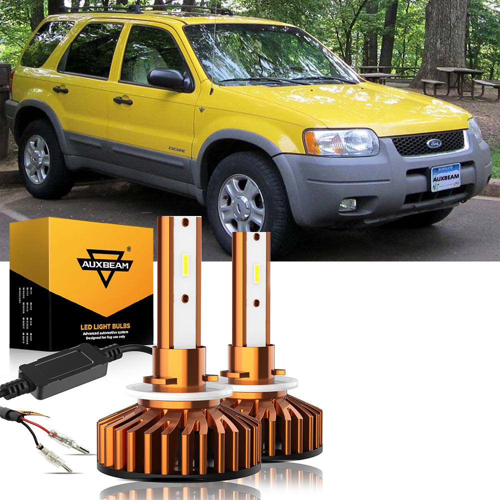 2001-2004 Ford Escape H4 LED Headlight Bulbs - High Brightness 6000K White Light, Plug and Play Replacement - Perfect for Night Driving and Off-Road Adventures