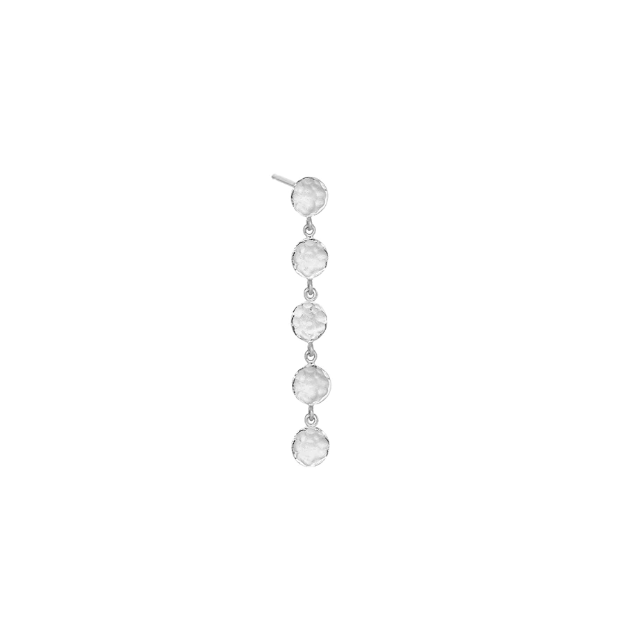 5 Pairs Hammered Disc Post Earrings for Women - Minimalist Boho Jewelry for Everyday Wear & Special Occasions
