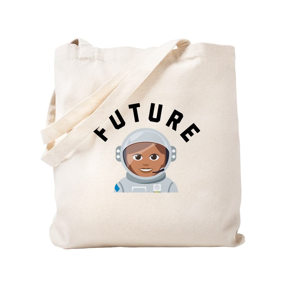 Future Astronaut Tote Bag - Natural Canvas Reusable Shopping Bag for Groceries, Beach & Everyday Use | Eco-Friendly Cotton Tote