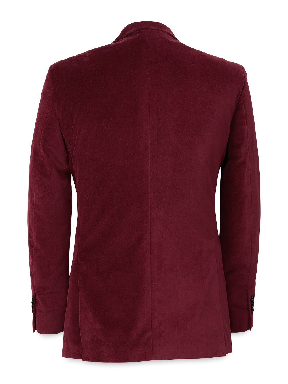 Luxury Velvet Double Breasted Peak Lapel Blazer Jacket for Men - Burgundy Wine Color - Perfect for Weddings, Parties & Formal Events