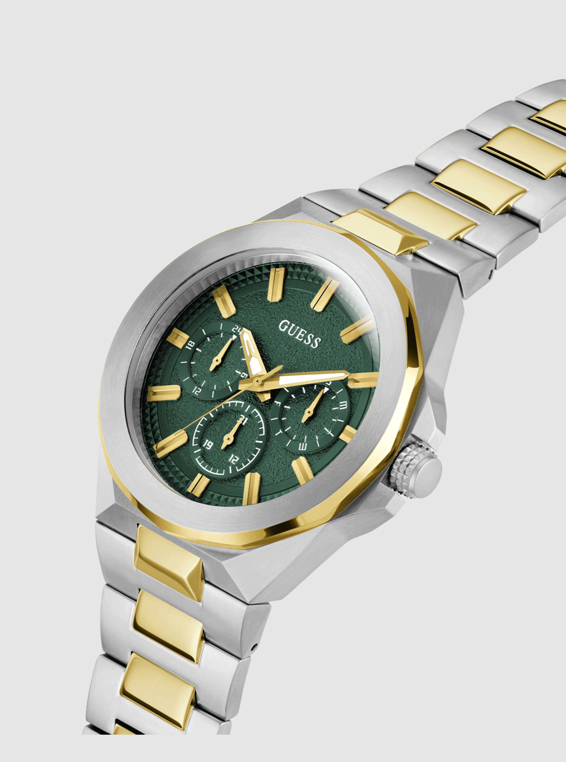 Stylish Gold & Silver Dashboard Link Watch for Men & Women - Luxury Bracelet Watch for Formal & Casual Wear - Perfect for Office, Parties & Everyday Use