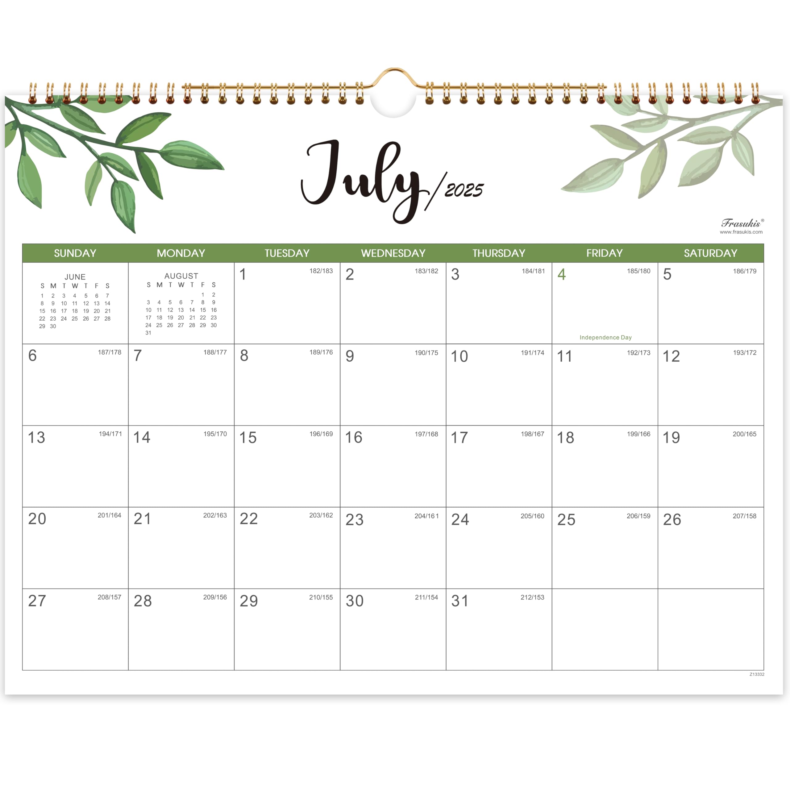 2025-2027 Wall Calendar | 24 Month Planner from July 2025 to June 2027 | Large 14.8