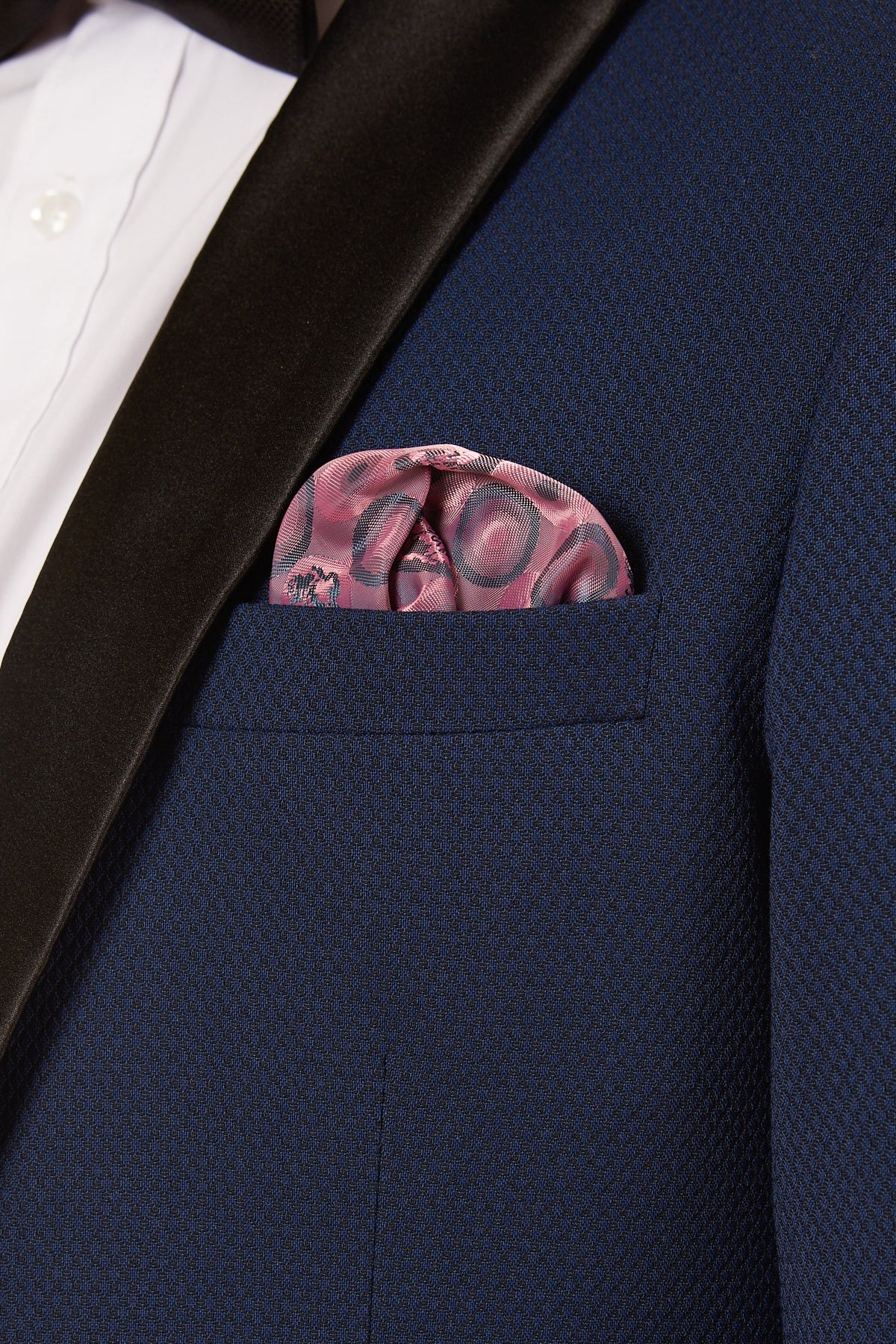 Royal Blue Tuxedo Lapel Diamond Blazer for Men - Elegant Formal Suit Jacket for Weddings, Prom & Special Occasions