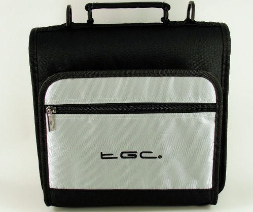 Premium Electric Silver & Black Twin Compartment Shoulder Bag for Kindle Fire Tablet - Protective Case with Storage Pockets | Perfect for Travel, Work & School Accessories