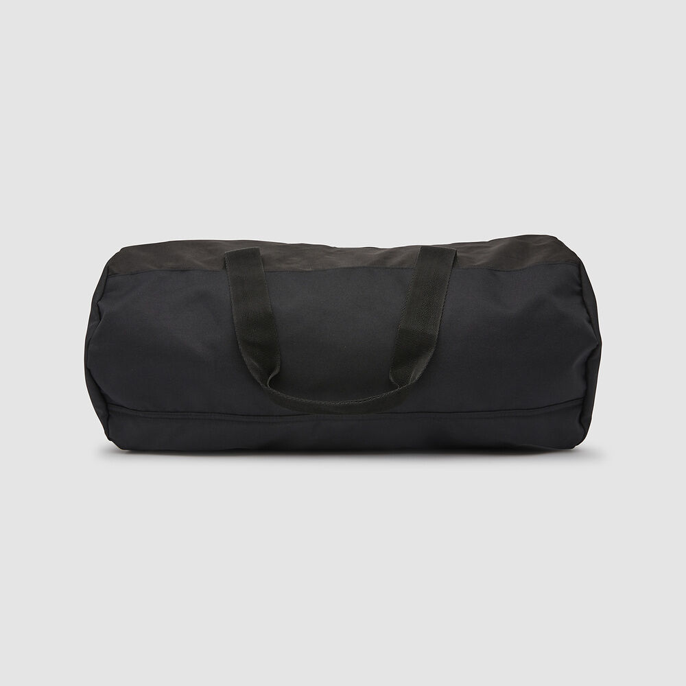 Ellesse Pelba Barrel Grip Black/White Duffle Bag - Stylish Gym & Travel Duffel for Men & Women - Perfect for Workouts, Sports & Weekend Getaways