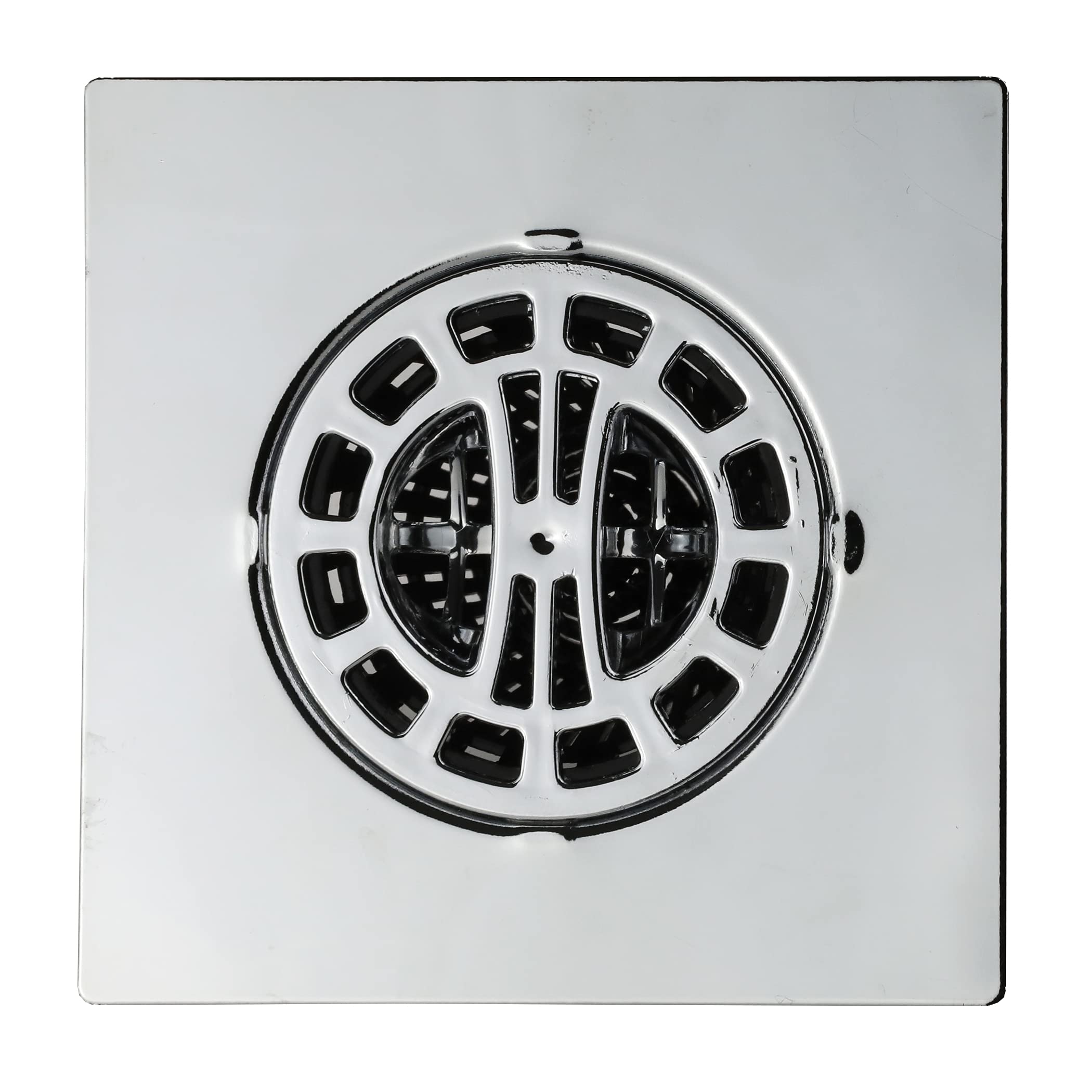 Danco 4-1/4 Inch Square Shower Drain Hair Catcher - Chrome Shower Drain Cover Protector for Stand-Alone Showers - Prevents Clogs in Bathroom, RV & Mobile Home Showers
