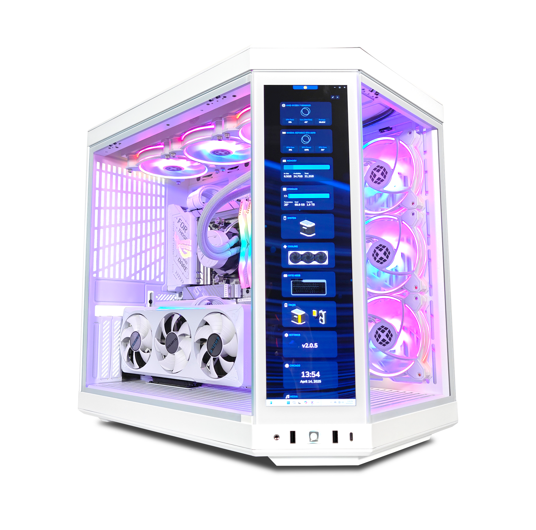 Y70 Ghost Extreme Gaming PC - High Performance Ready to Ship for Esports & VR Gaming