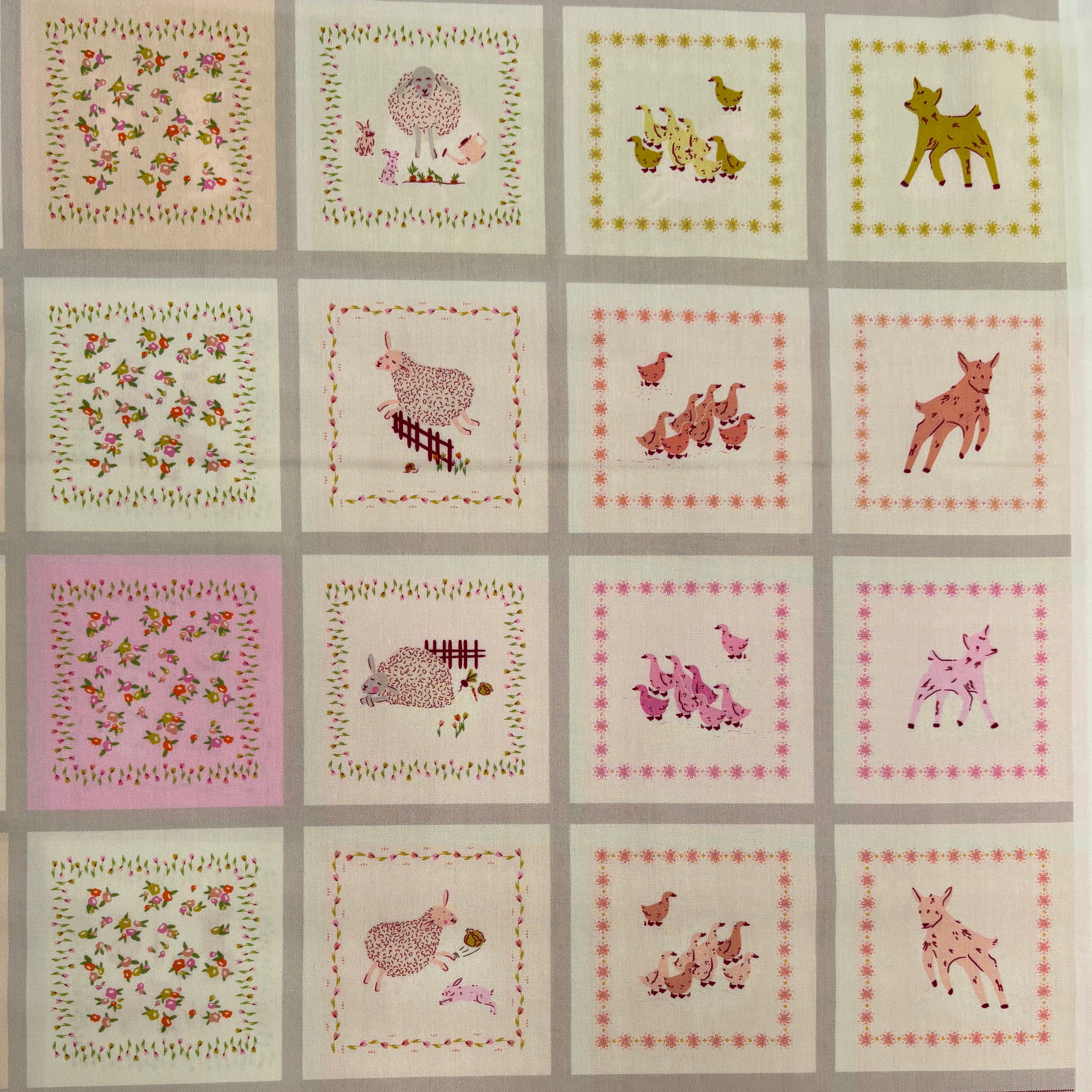 Art Gallery Fabrics CTG77112 Cottage Grove Wool Wonders Panel - Premium Quilting Fabric for DIY Home Decor & Craft Projects