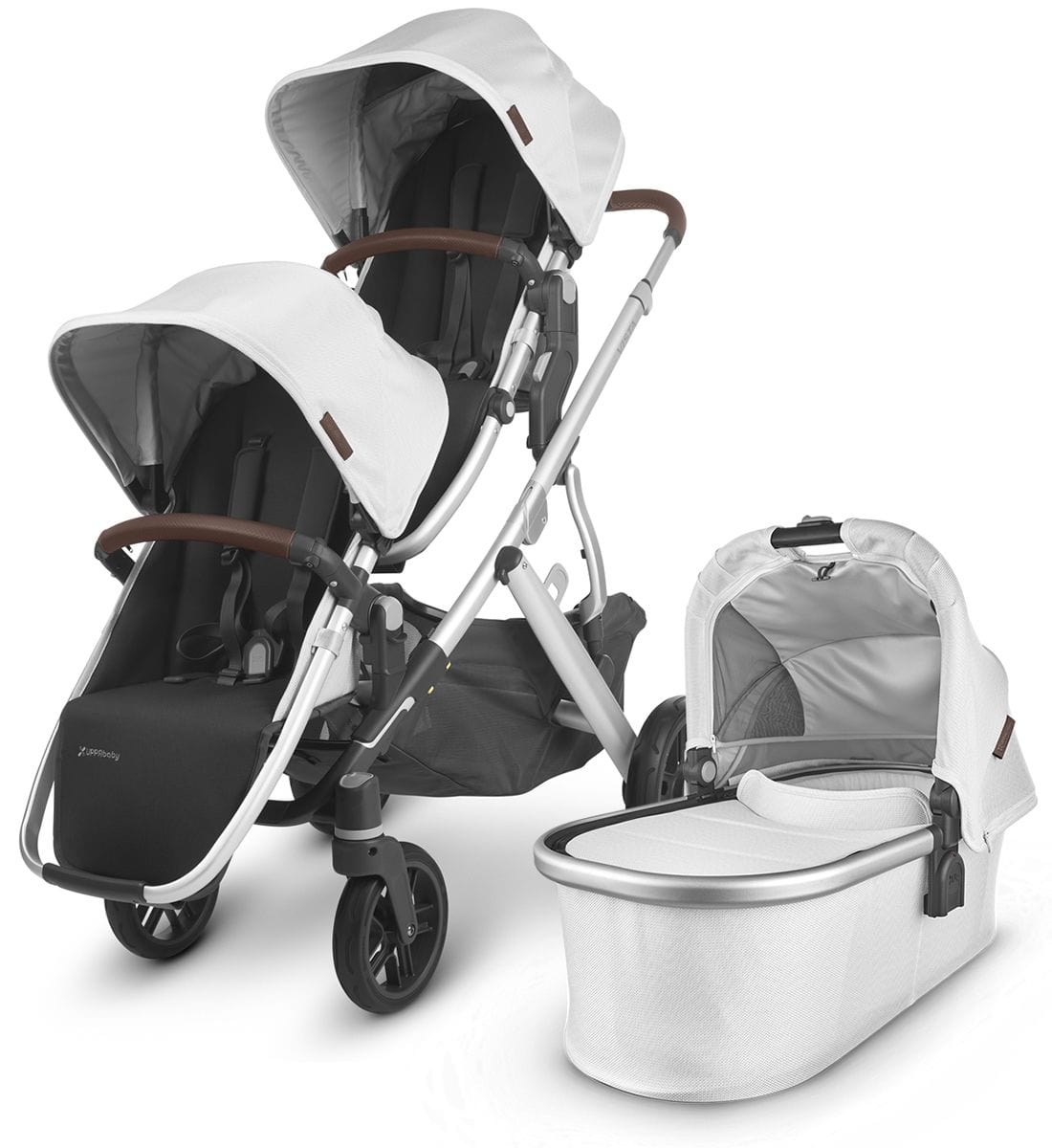 UPPAbaby Vista V2 Double Stroller - Lightweight All-Terrain Baby Stroller with Adjustable Canopy | Perfect for Twins, Siblings & Everyday Use in Parks, Shopping & Travel