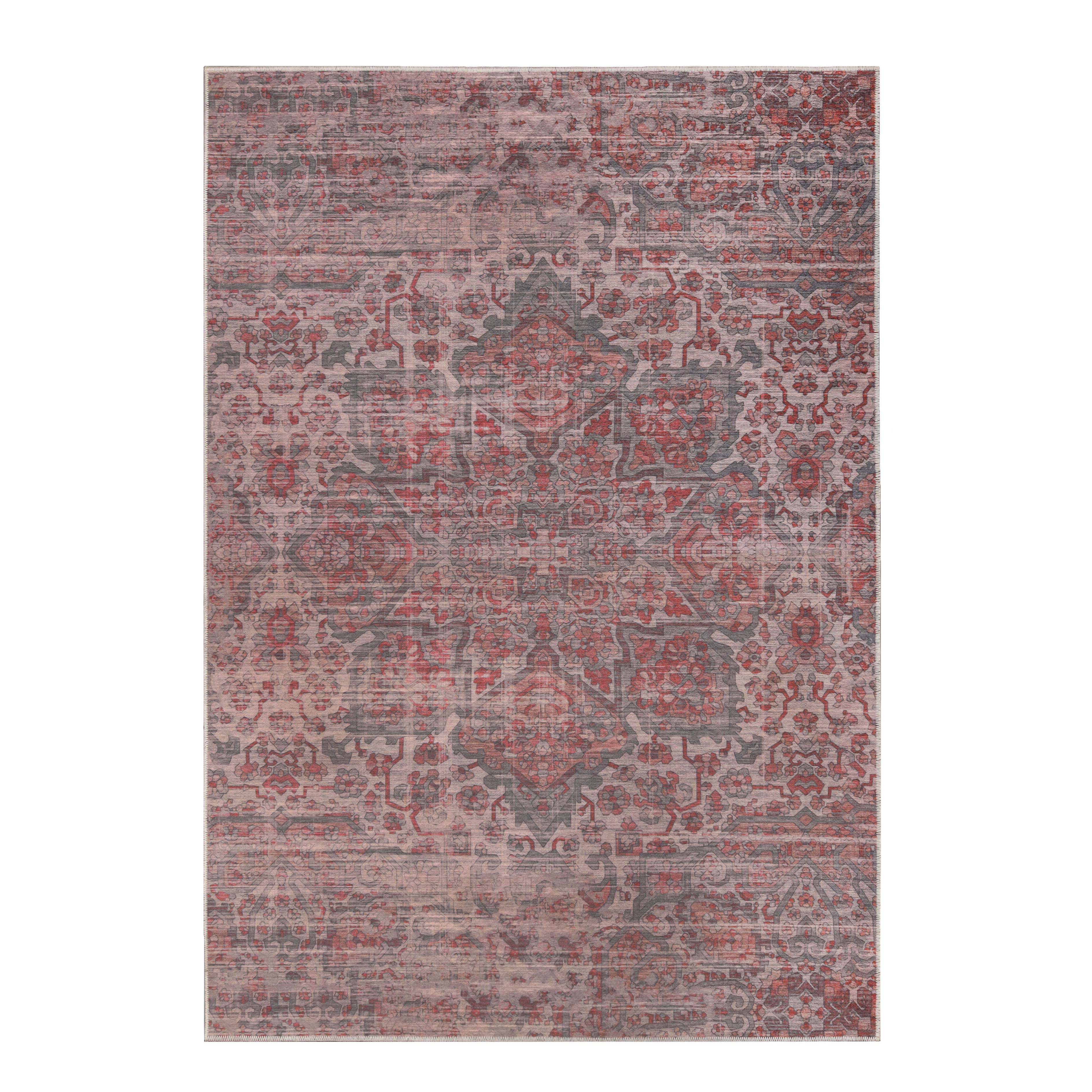 Boho Non-Slip Washable Indoor Area Rug - Soft Machine Washable Runner for Living Room, Bedroom, Dorm & Home Decor