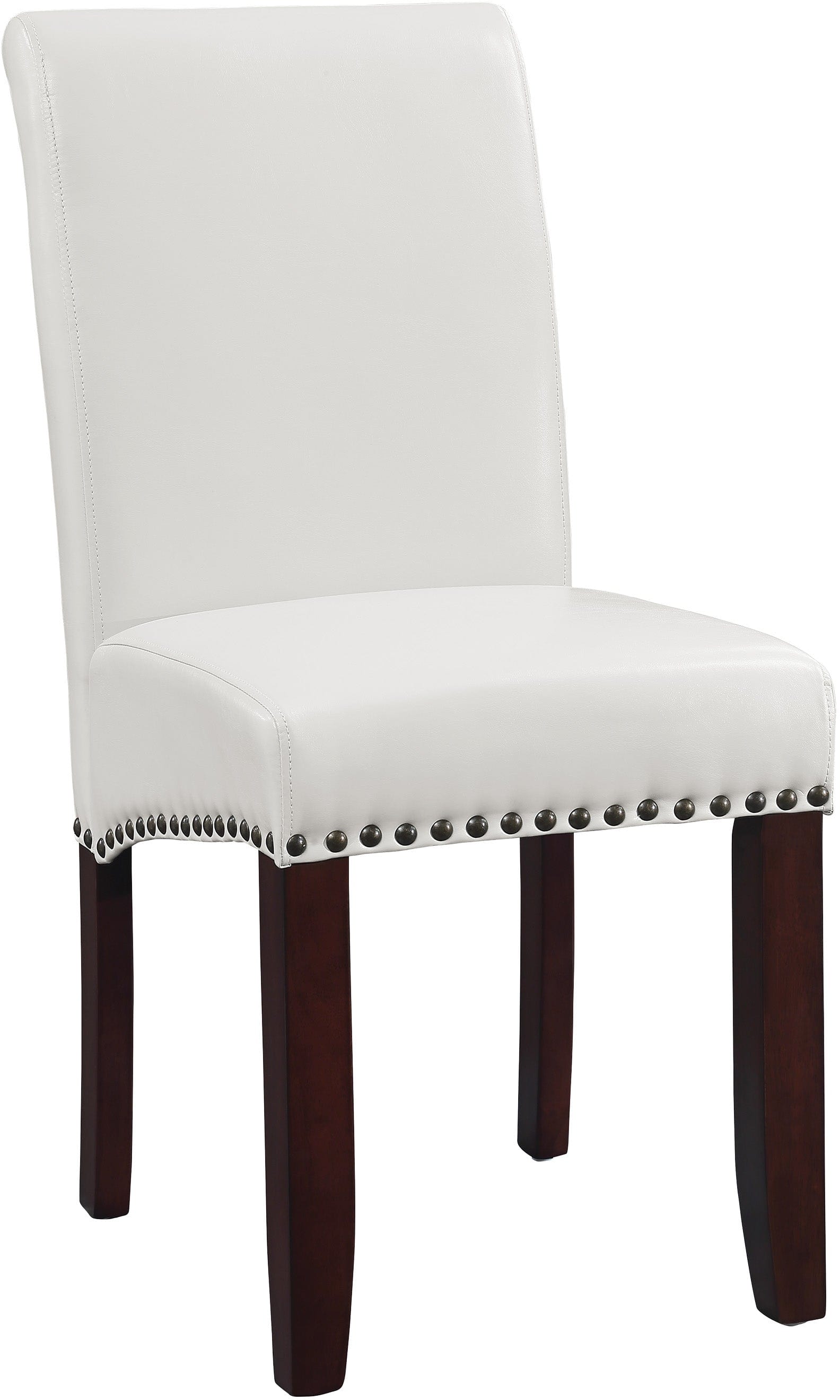 Office Star Parsons Dining Chair - Modern Wooden Dining Chair with Upholstered Seat [MET87] - Perfect for Kitchen, Dining Room, and Office Use