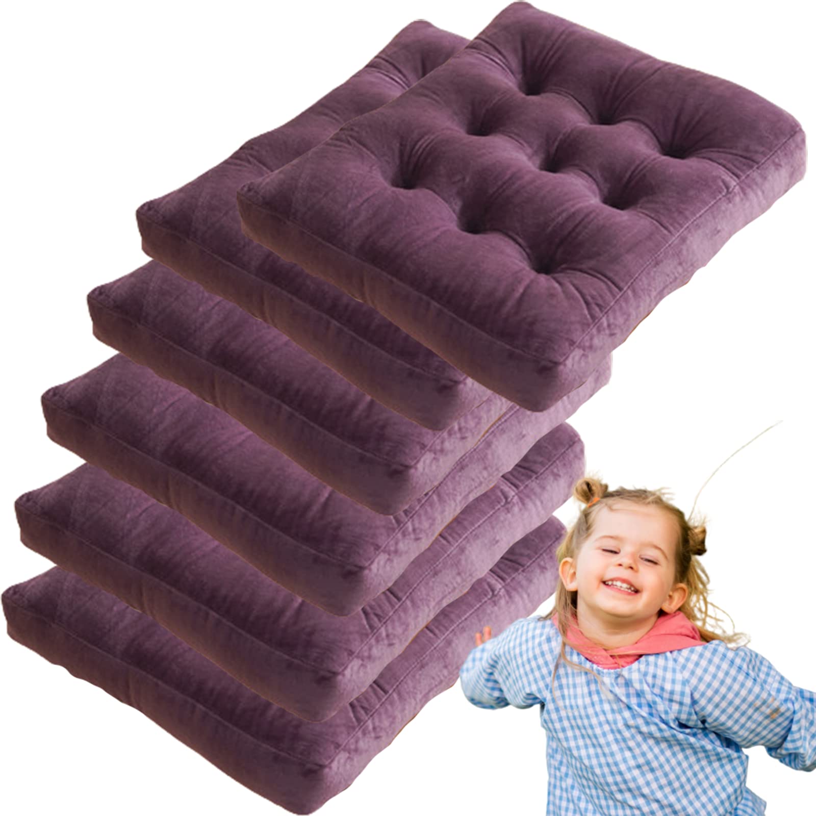 Premium Thick Solid Floor Pillow Cushion - 20