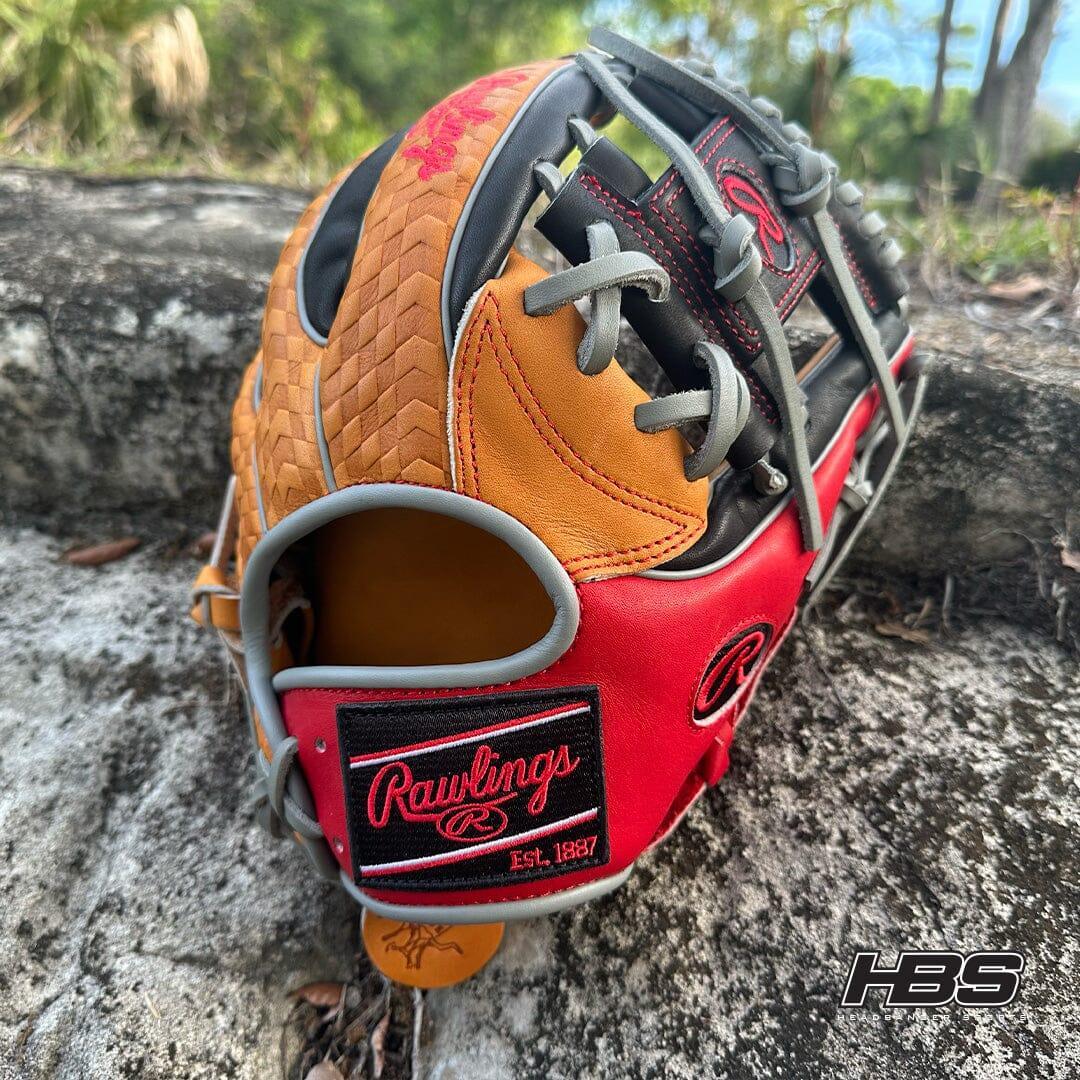 Rawlings Heart of the Hide Color Sync 8 11.5 Inch Infield Baseball Glove PRO934 2TS - Premium Leather Glove for Baseball Players, Infield Practice & Game Performance