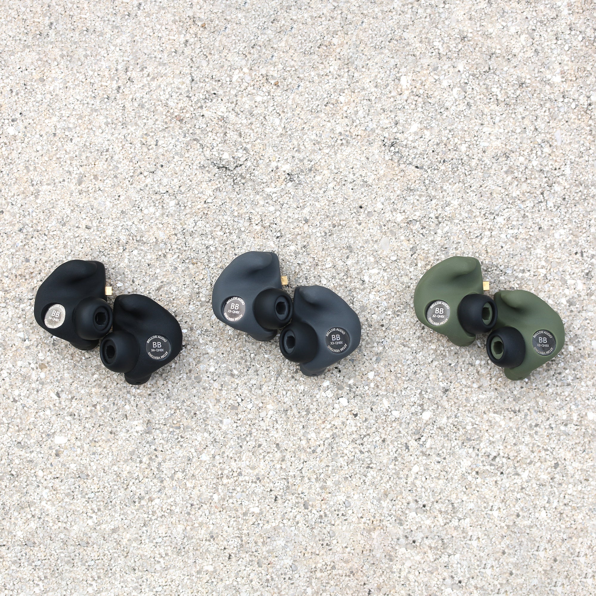 Bellos Audio X3 Custom In-Ear Monitors - Premium Noise Isolation for Musicians & Audiophiles | Perfect for Studio Recording, Live Performances & Travel