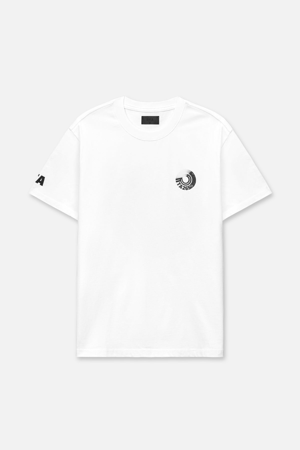 Liam Short Sleeve T-Shirt for Men | White Wheel Spin Graphic Tee | Casual Wear, Street Style & Everyday Outfits