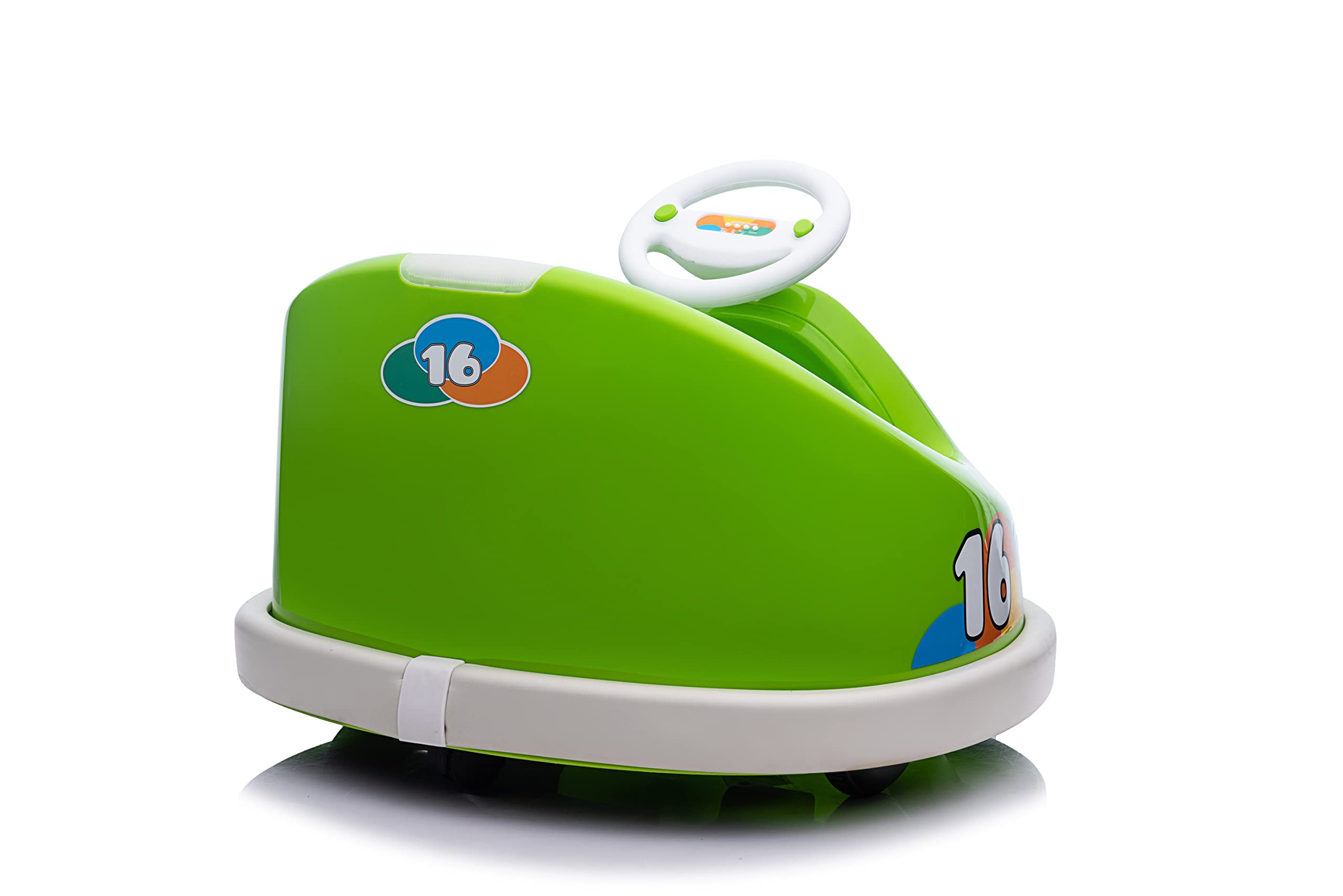 Best Electric Ride On Cars for Kids Ages 2-4 - 6V Battery Powered Bumper Car with Anti-Collision Bar, 360° Spin, LED Lights & Music - Safe Toddler Toy for Indoor/Outdoor Play, Birthday Gifts & Family Fun