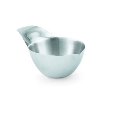 Vollrath 2 Oz Stainless Steel Smooth Ramekin with Handle - 12/Case - Perfect for Baking, Serving Desserts & Food Portion Control in Restaurants & Home Kitchens