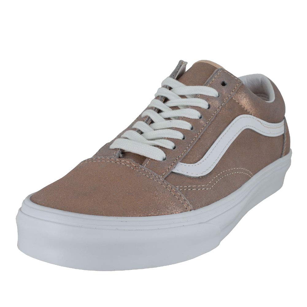 Vans Old Skool Sneakers for Men - Rose Gold Color - Size 8 | Classic Skate Shoes for Casual Wear, Street Style & Everyday Comfort