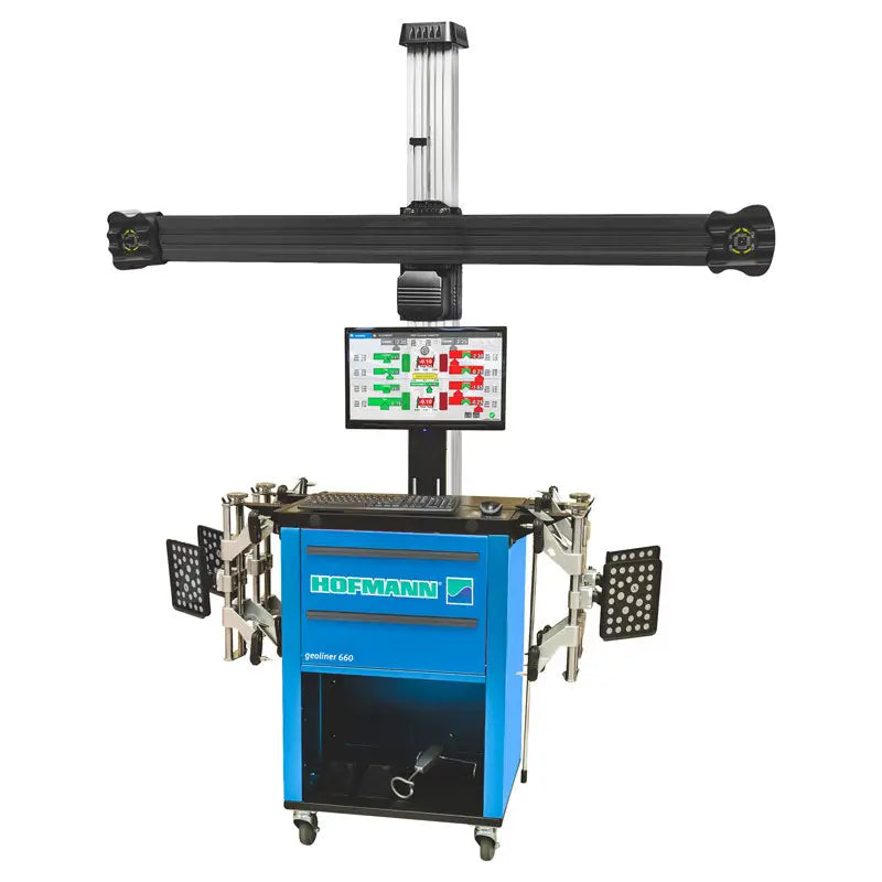 Hofmann Geoliner 660 Professional Wheel Alignment System - High Precision Imaging Wheel Aligner for Auto Repair Shops & Tire Centers - Perfect for Vehicle Maintenance & Suspension Diagnostics