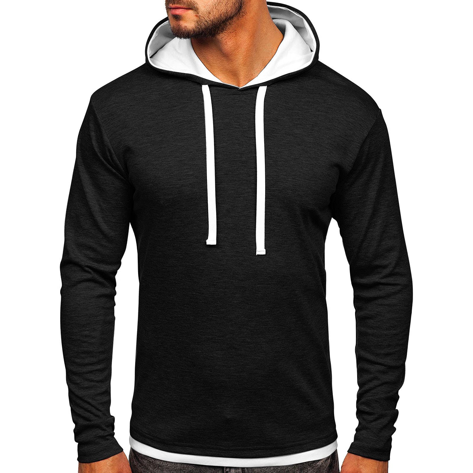 Men's Heavyweight Fleece Hoodie - Athletic Pullover for Sports & Casual Wear
