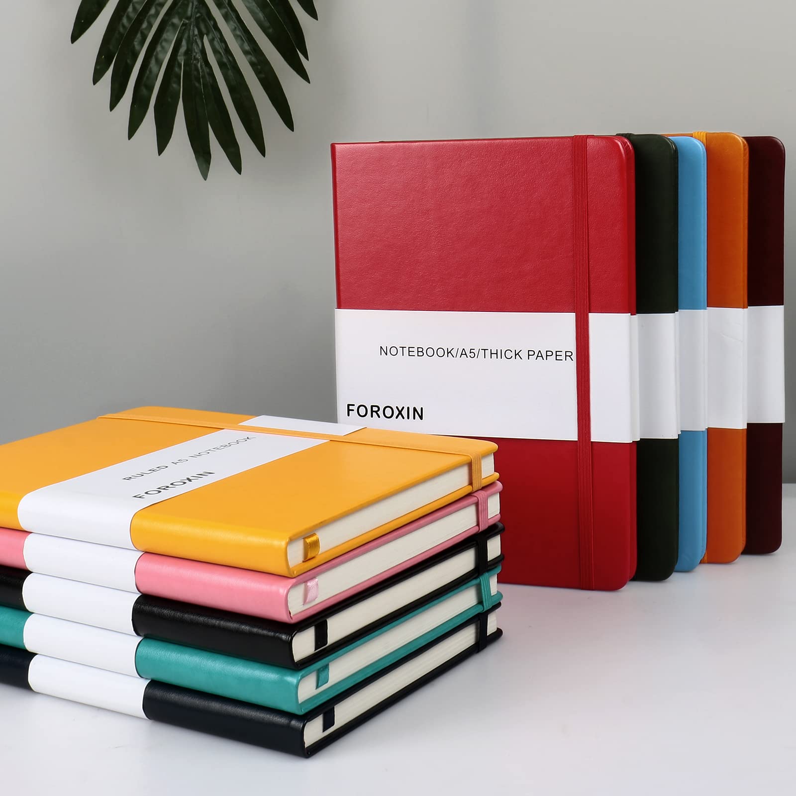 Premium Leather Lined Journal Notebook for Women & Men - 8.3