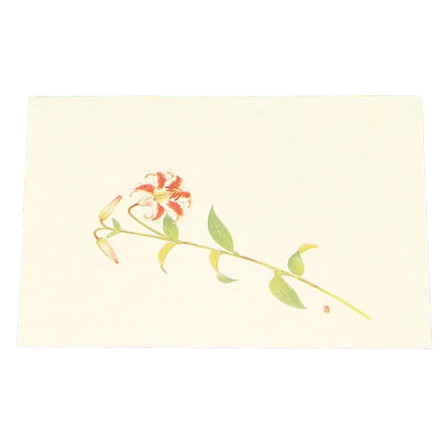 Premium Artec Washi Paper Cream Placemats - Set of 100 Bamboo Lily Design Table Mats for Dining, Parties & Home Decor - Eco-Friendly Japanese Style Tableware