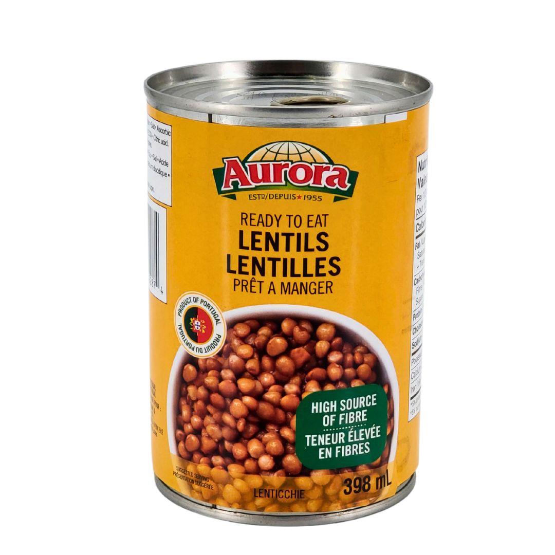 Organic Aurora Lentils - Non-GMO, Gluten-Free, High Protein Lentils for Soups, Salads & Healthy Meals | Perfect for Vegan, Keto & Plant-Based Diets