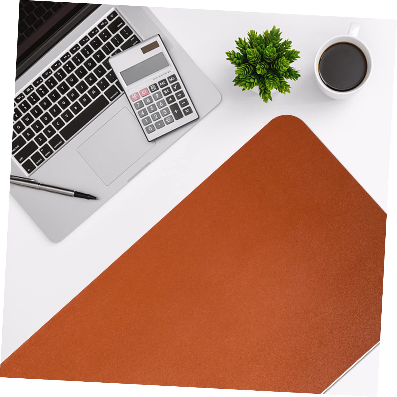 Premium Leather Mouse Pad - Large Non-Slip Desk Mat for Office & Home Use | Comfortable Work Surface Protector for Computers, Laptops & Gaming Setups