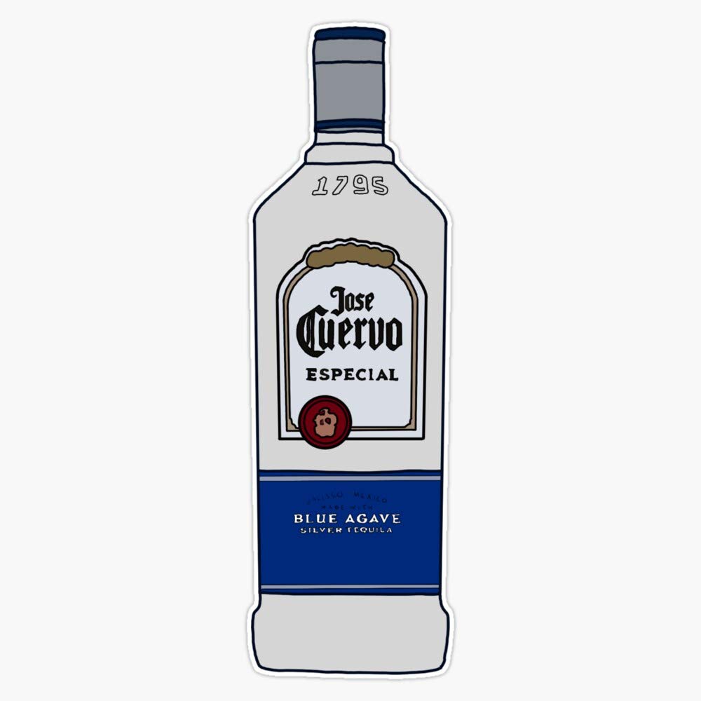 Leyland Designs Silver Jose Cuervo Vinyl Sticker - 5
