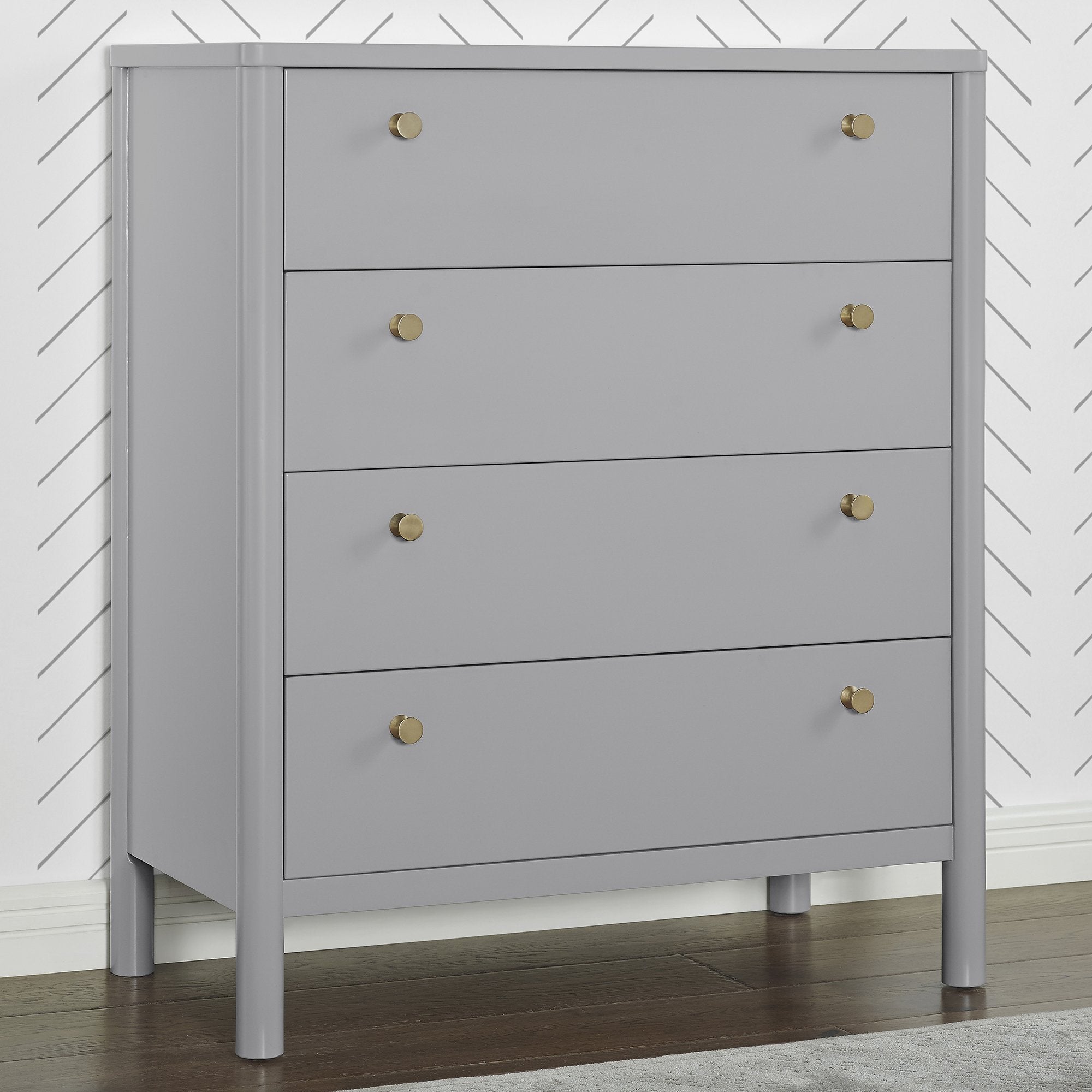 Remy 4 Drawer Chest - Solid Wood Dresser for Bedroom Storage & Organization | Perfect for Bedroom, Nursery, or Closet Organization