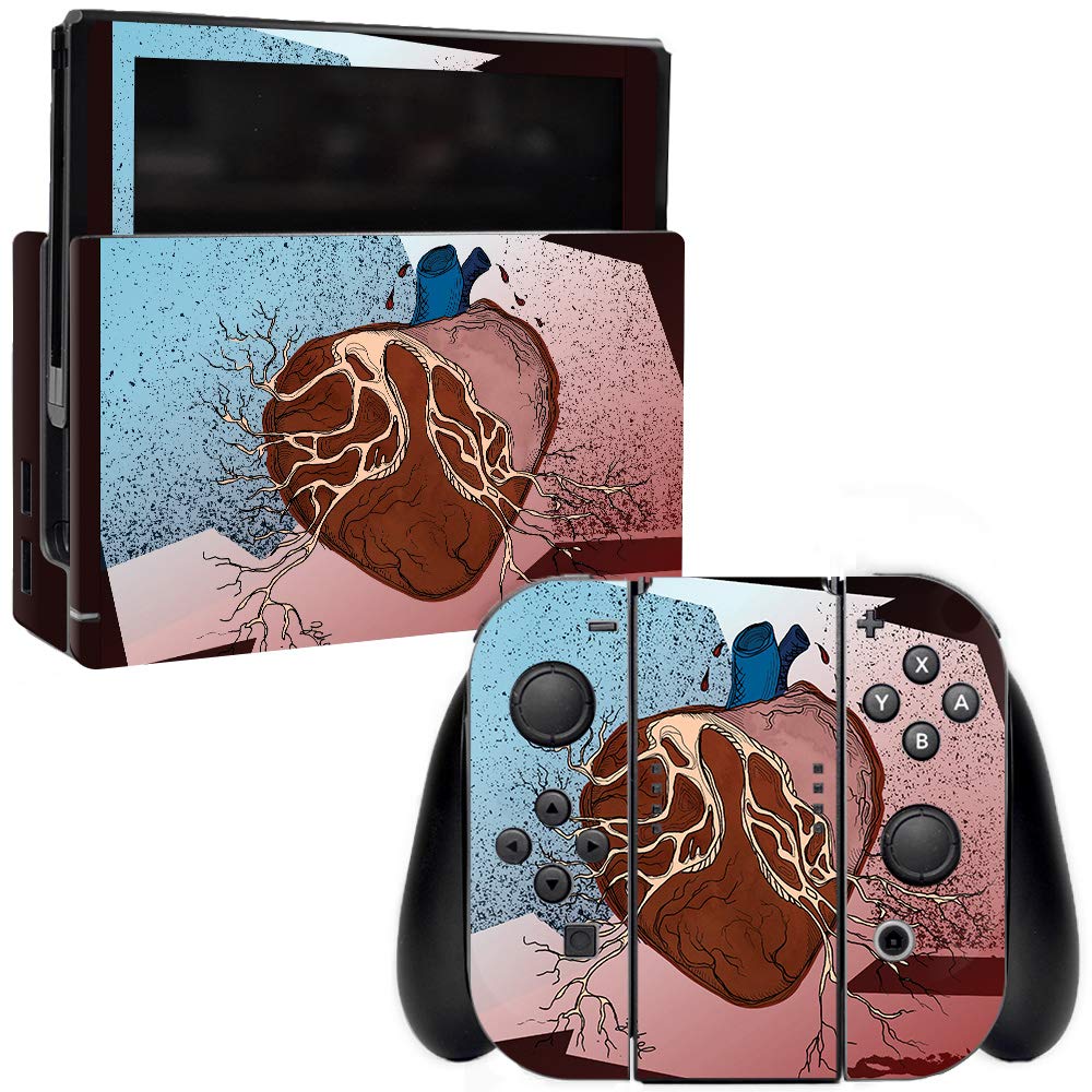 MightySkins Vinyl Decal Wrap Cover for Nintendo Switch - Sticky Web Design | Protective & Durable Skin | Easy to Apply & Remove | Made in USA | Perfect for Gaming Protection & Customization