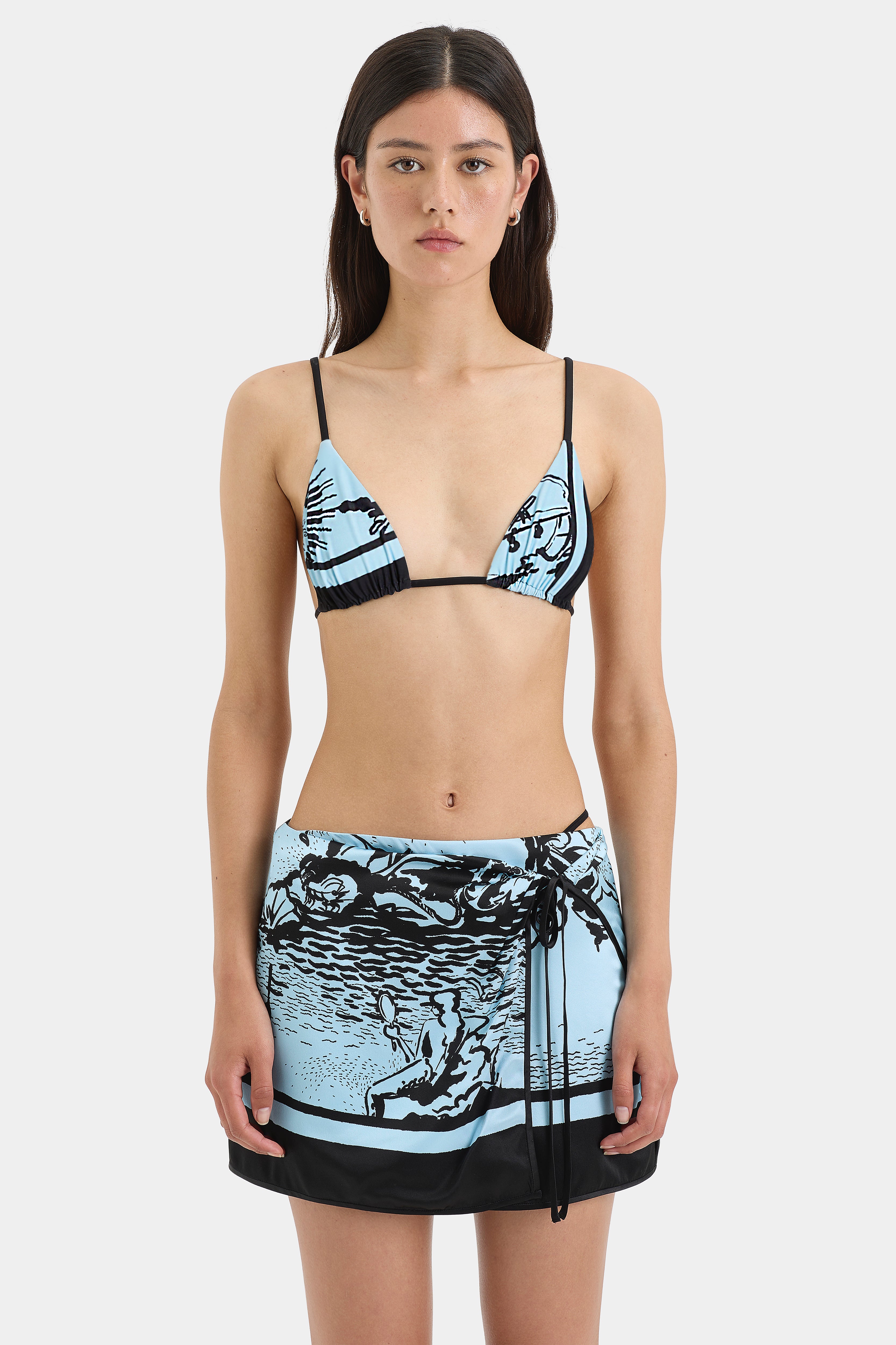 Sausalito String Triangle Top - Sexy Bikini Top for Women, Adjustable Straps & Comfortable Fit - Perfect for Beach, Pool, Summer Vacation & Swimwear Fashion