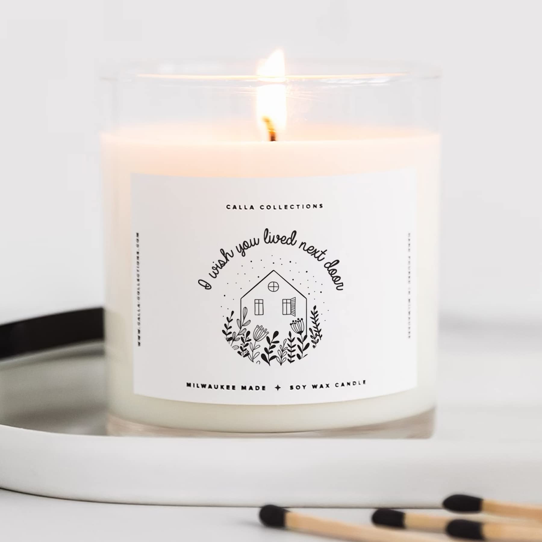 ThreeKin Scented Candles - Natural Soy Wax Aromatherapy Candles with Lavender & Lemongrass Essential Oils, 75-Hour Burn Time, Perfect for Home Relaxation, Friendship Gifts & Stress Relief - Ideal for Bedroom, Bathroom, Yoga, Meditation & Romantic Ambiance
