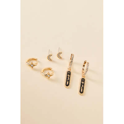 The Celestial Gold Earring Set: A Tale of Elegance and Transformation