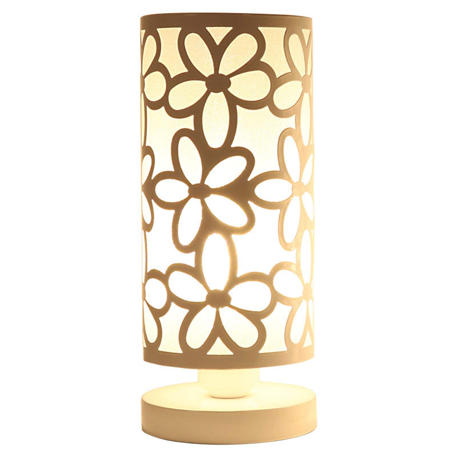 Modern Metal Table Lamp - Creative Warm LED Desk Light for Reading, Living Room, Bedroom & Nightstand | Stylish Home Office Lighting & Cozy Bedside Ambience