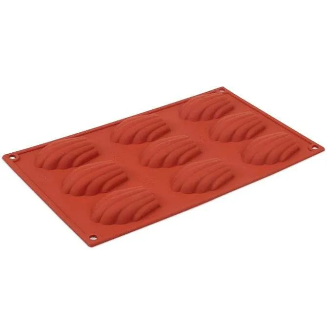 Non-Stick Madeleine Pan with 9 Cavities - Perfect for Baking French Orange Madeleines at Home | Ideal for Tea Time, Parties & Gifts