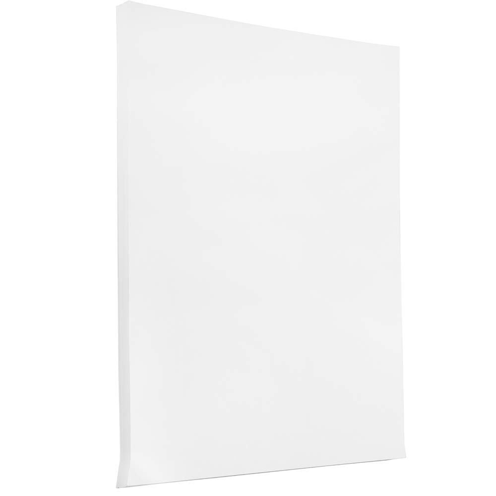 JAM PAPER 80lb Glossy Cardstock - 11 x 17 Tabloid Size, 216 GSM White Coverstock - 250 Sheets/Pack for Flyers, Brochures & Business Cards