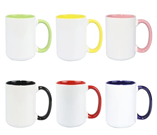 6 Assorted Colors Inside & Handle