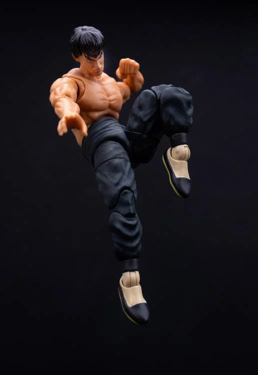 Ultra Street Fighter II: The Final Challengers Fei Long 1/12 Scale Action Figure - Collectible Fighting Game Character Model for Display & Gaming Battles