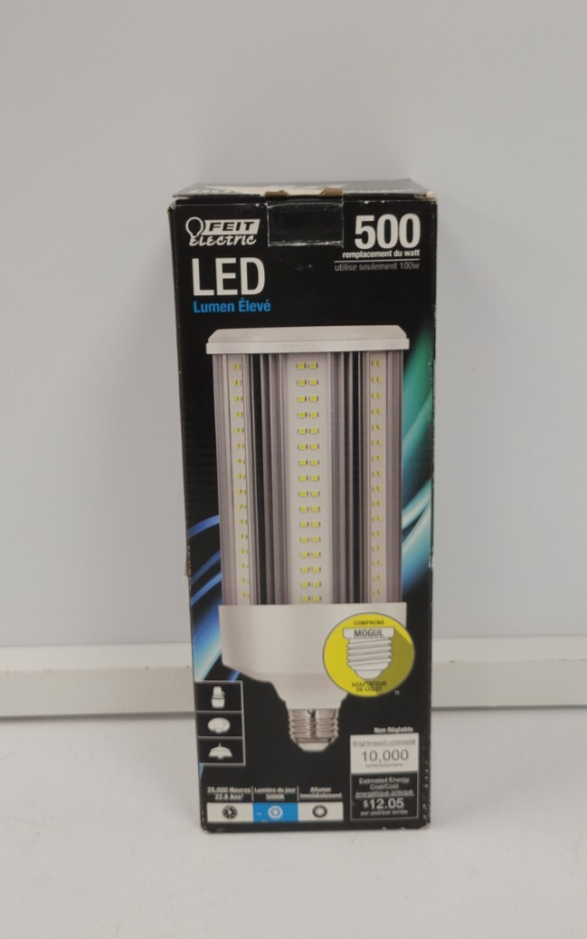 Feit Electric C10000 LED Light Bulb - Energy Efficient, 10000 Lumens, Bright White Light - Perfect for Warehouses, Garages, and Large Spaces