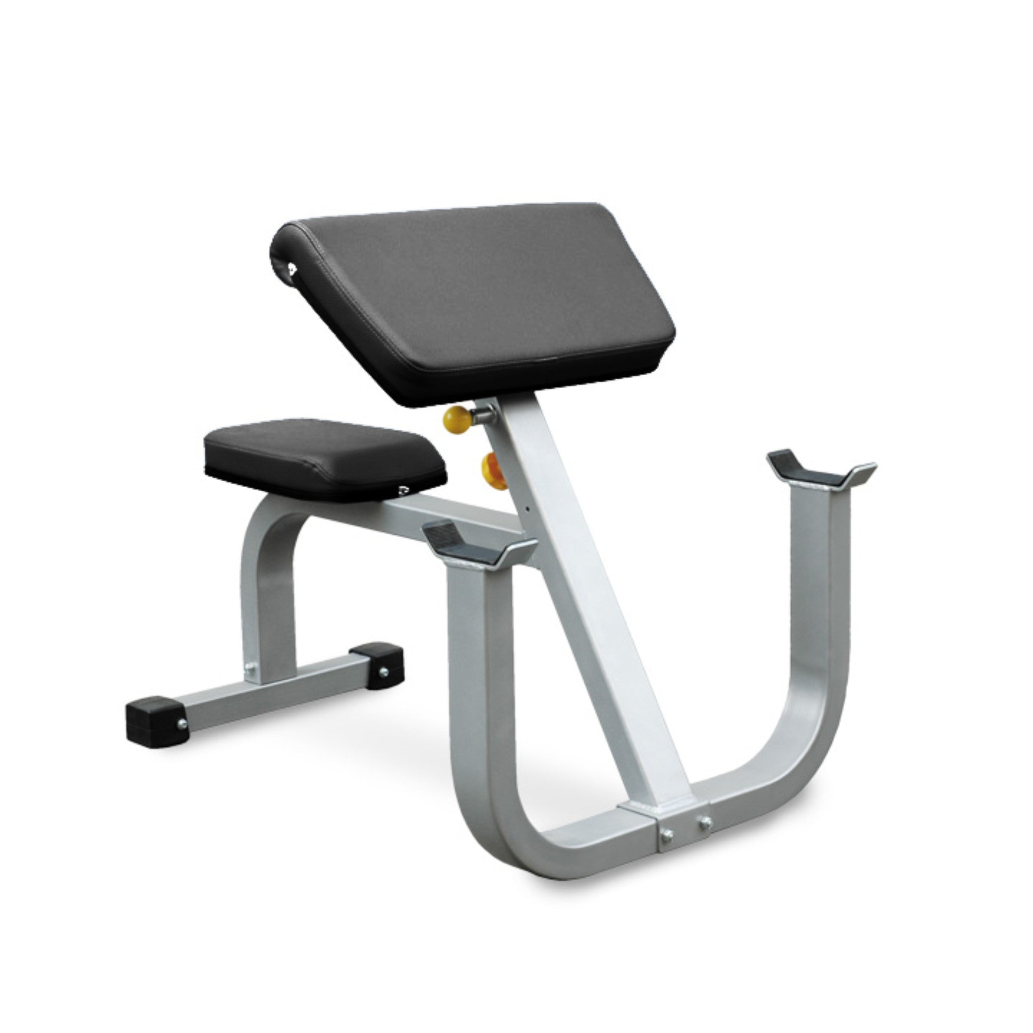 Vo3 Impulse Series Seated Preacher Curl Bench - Adjustable Arm Pad for Bicep Workouts | Home Gym Equipment for Strength Training & Muscle Building
