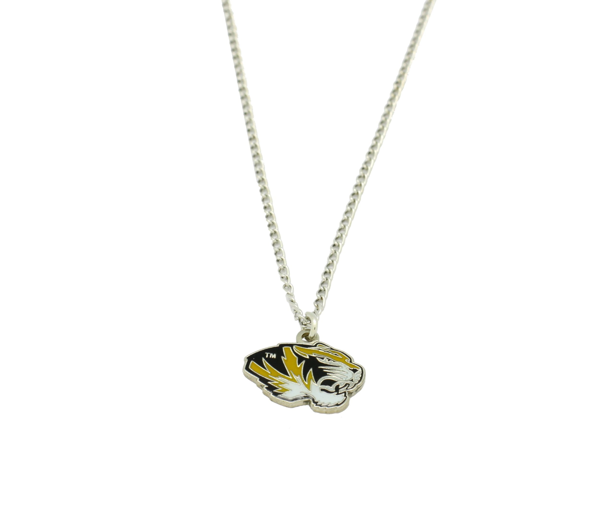 Missouri Mizzou Tigers Logo Necklace - Sterling Silver Pendant Charm for Women - Perfect Gift for Fans & Alumni - Game Day Jewelry & School Spirit Accessories